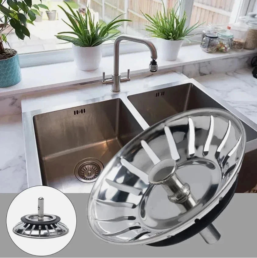 For Blanco Replacement Kitchen Sink Strainer Basket 80mm Drain Plug